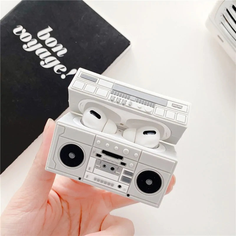 3D Retro Radio AirPods Case